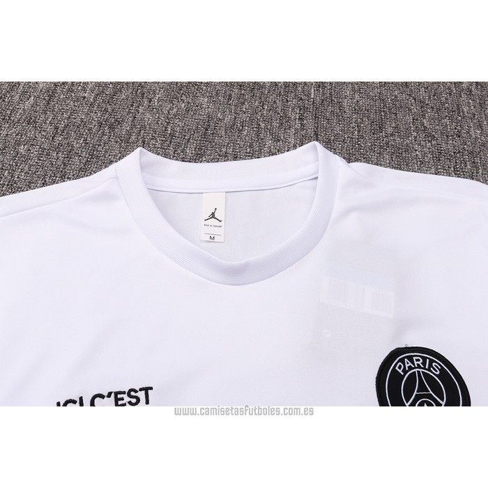 Chandal del Paris Saint-Germain Manga Corta 2020-2021 Blanco